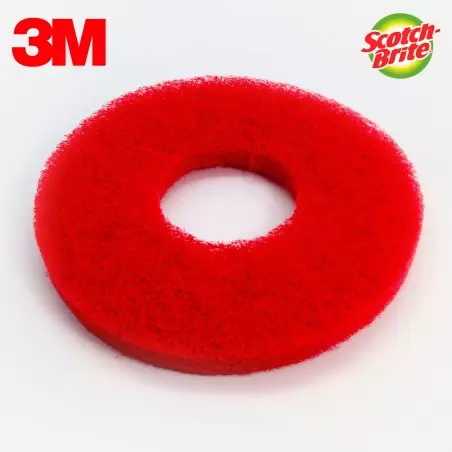 DISQUE ROUGE MONOBROSSE / AUTOLAVEUSE 305MM SCOTCH-BRITE 3M (X5)